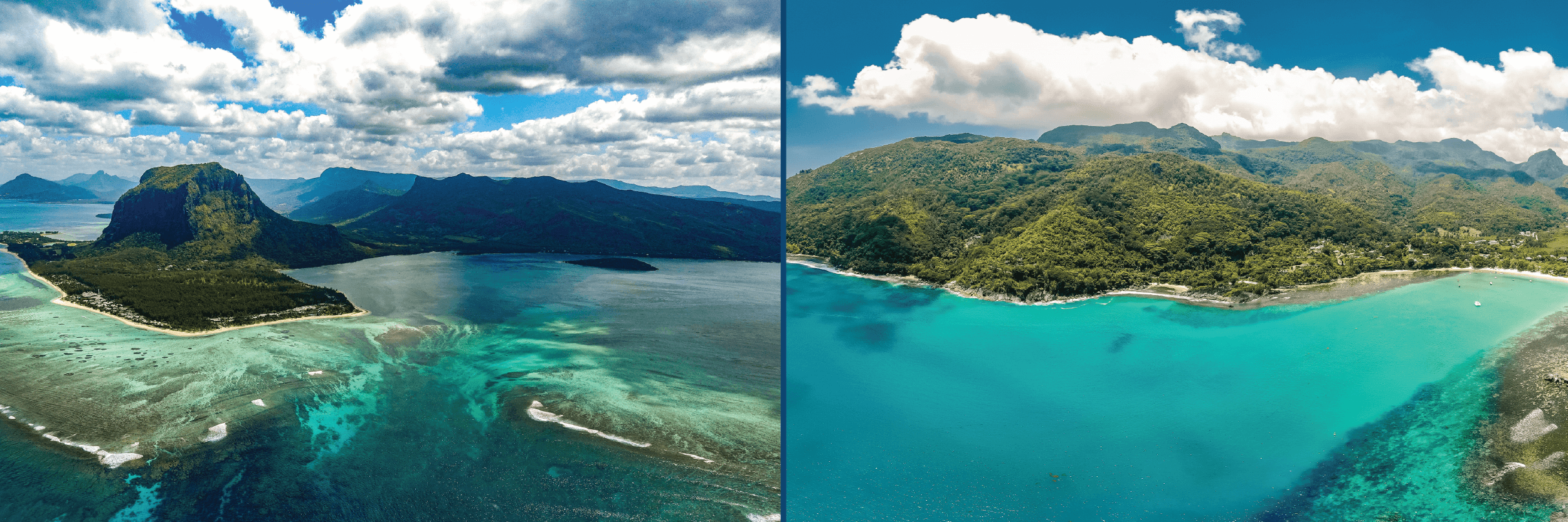 Monte Le Morne Brabant en la isla de Mauricio